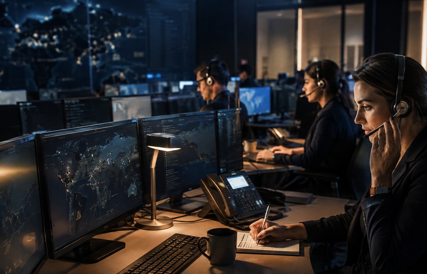 24/7 assistance operations desk